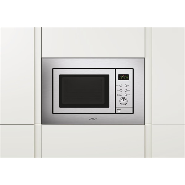 Candy MIC 201 EX 1000W 20L inox beépíthető mikrohullámú sütő