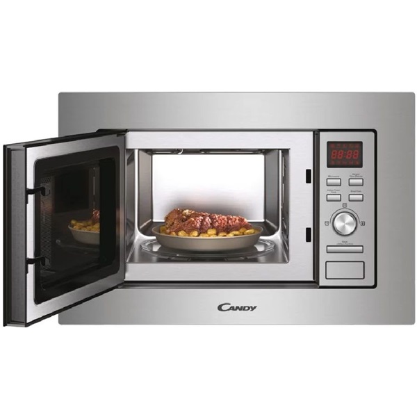 Candy MIS1730X 1000W 17L inox beépíthető mikrohullámú sütő