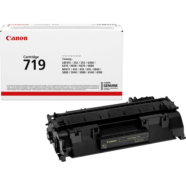 Canon CRG-719 fekete toner (Újracsomagolt)