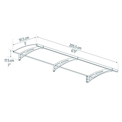 Canopia Aquila 2050 - bővíthető bejárati előtető