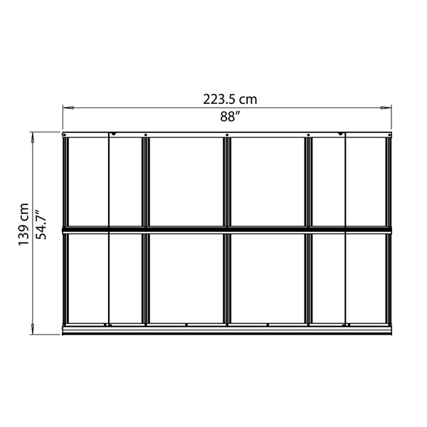 Canopia Herald 2230 - Bővíthető bejárati előtető