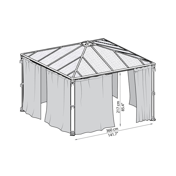 Canopia Palermo 3000/3600 árnyékoló