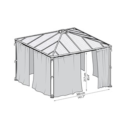 Canopia Palermo 3000/3600 árnyékoló