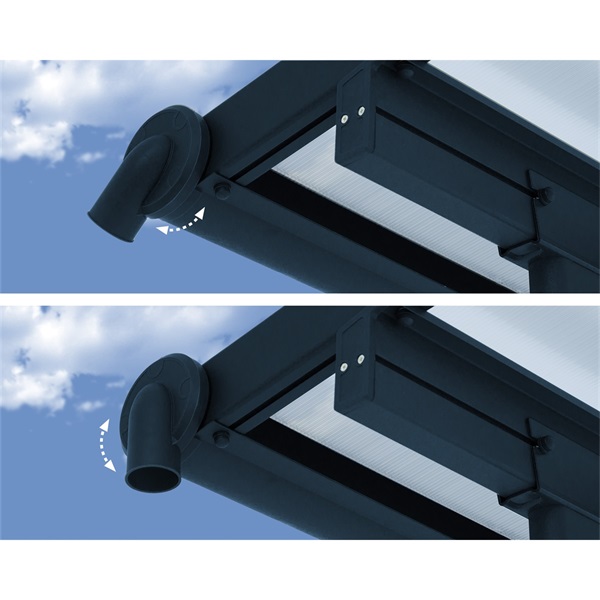 Canopia Sierra 3000 antracit 3 x 3 - pergola