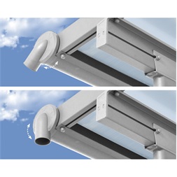 Canopia Sierra 4200 fehér 3 x 4,25 - pergola