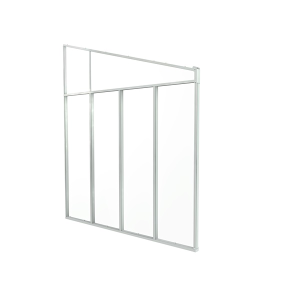 Canopia Sierra fehér pergola oldalfal