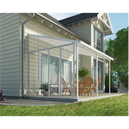 Canopia Sierra fehér pergola oldalfal