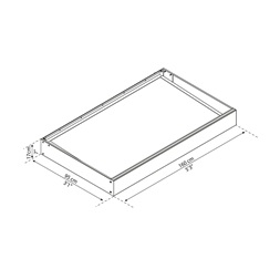 Canopia Sophia 1600 clear - modern bejárati előtető