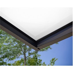 Canopia Sophia 2150 opal white - modern bejárati előtető