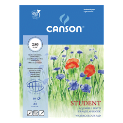 Canson Pipacsok 30x40cm aquarell 10db-os rajztömb