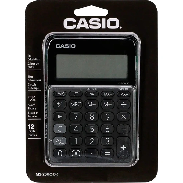Casio MS-20UC-BK asztali számológép