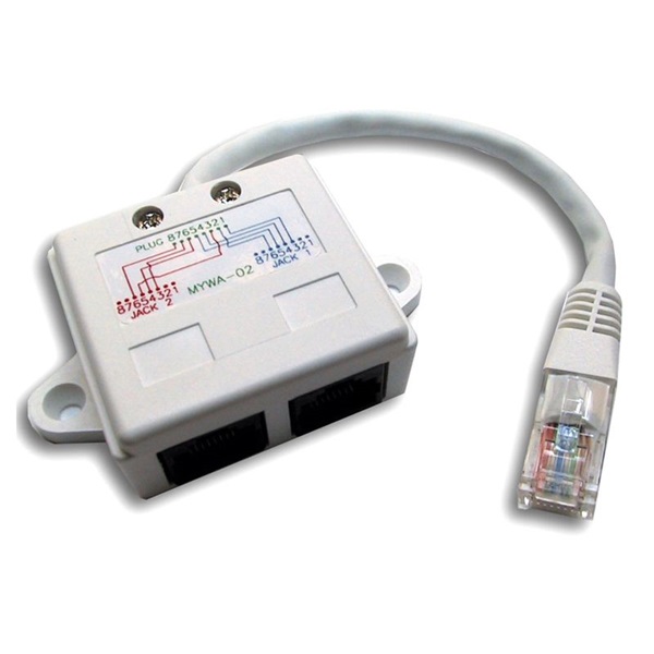 Cat.5E UTP LAN-LAN lengő Y elosztó