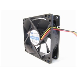 Chieftec AF-0825S 80x25mm 3pin 2000RPM sikló csapágyas rendszerhűtő