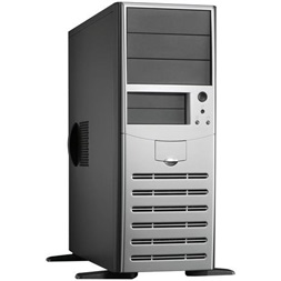 Chieftec BG-01B-B-SL-350 350W fekete-ezüst ATX ház