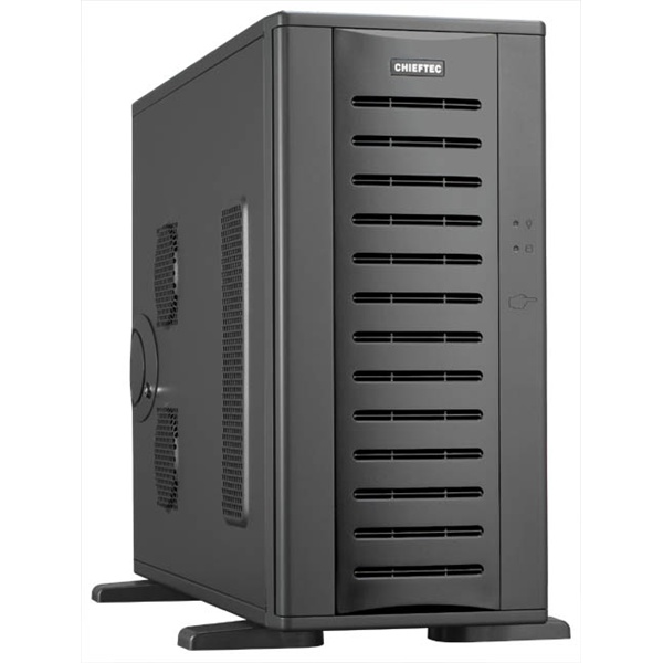 Chieftec BH-01B-B-B-OP táp nélküli fekete ATX ház