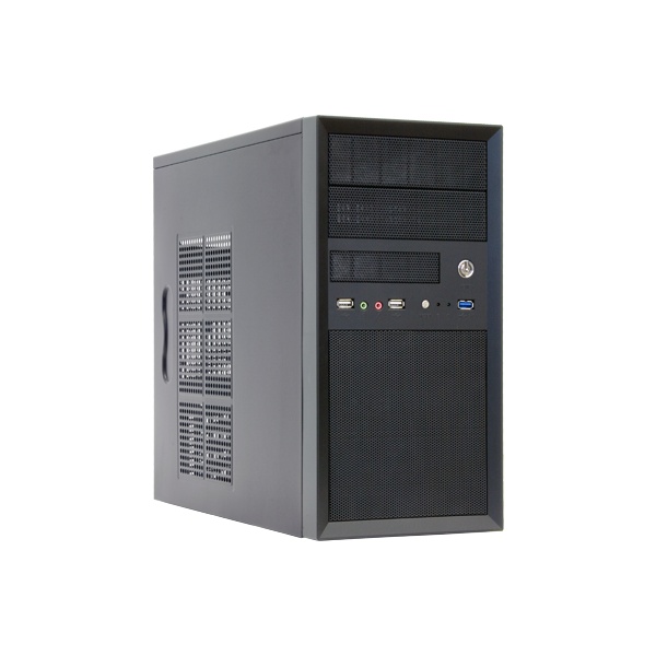 CHIEFTEC CT-01B-OP fekete (táp nélküli) mATX ház