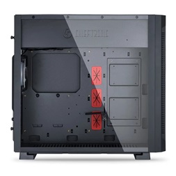 CHIEFTEC GR-01B-OP fekete (táp nélküli) ablakos ATX ház