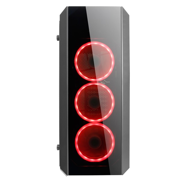 CHIEFTEC GL-02B-OP fekete (táp nélküli) ablakos ATX ház