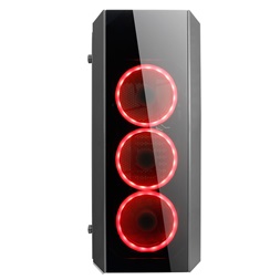 CHIEFTEC GL-02B-OP fekete (táp nélküli) ablakos ATX ház