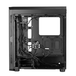 CHIEFTEC GL-02B-OP fekete (táp nélküli) ablakos ATX ház