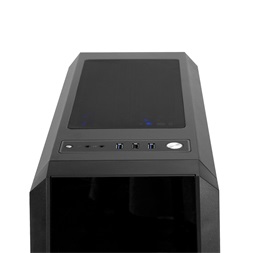CHIEFTEC GL-02B-OP fekete (táp nélküli) ablakos ATX ház