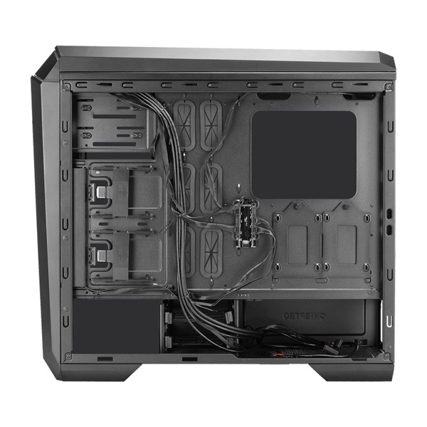 CHIEFTEC GP-02B-OP fekete (táp nélküli) ablakos ATX ház