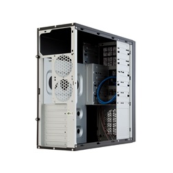 CHIEFTEC HQ-01B-OP fekete (táp nélküli) ATX ház