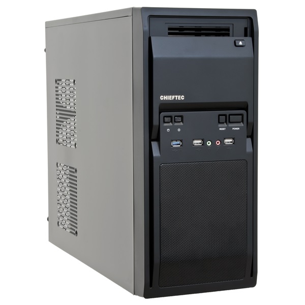 CHIEFTEC LG-01B-OP fekete (táp nélküli) ATX ház