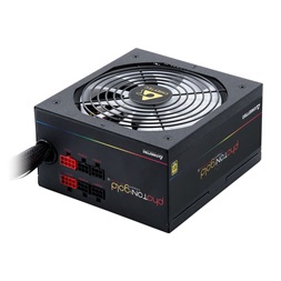 Chieftec Photon Gold 650W ventillátorral félmoduláris RGB dobozos tápegység