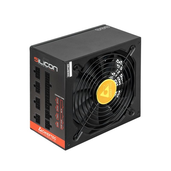 Chieftec Silicon 650W 80+ Bronze ventillátorral moduláris dobozos tápegység