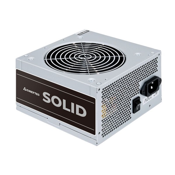 Chieftec Solid 600W ventillátorral dobozos tápegység
