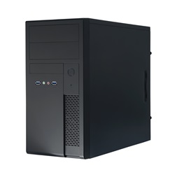 Chieftec XT-01B-350S8 Mesh szériás 350W fekete mATX ház