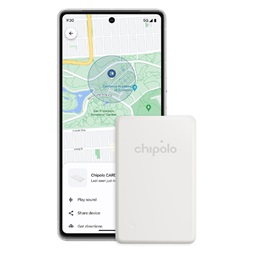 Chipolo CARD Point Google Find My Device fehér tárgykereső