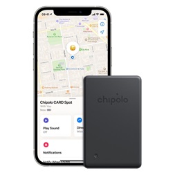 Chipolo CARD Spot Apple Find My fekete tárgykereső