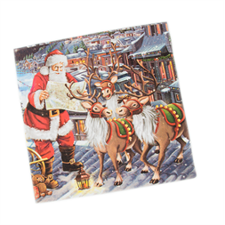 IRIS Daisy Karácsonyi szalvéta, 33x33cm, 20db/csomag