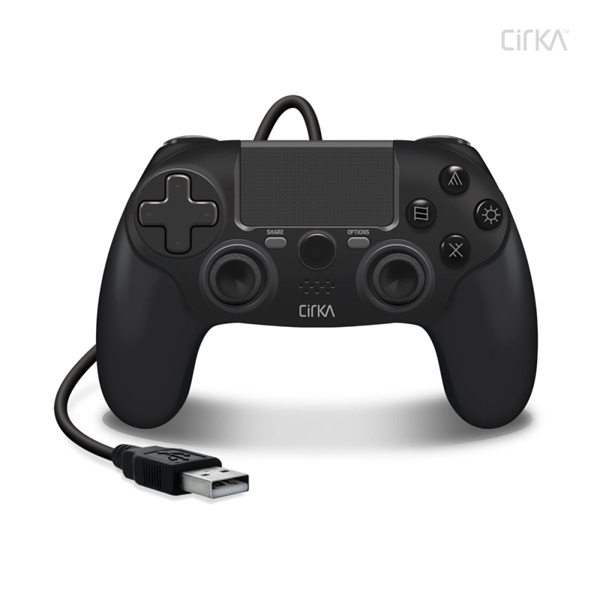 Cirka M07527-BK NuForce PS4/PC/Mac vezetékes fekete kontroller