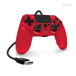 Cirka M07527-RD NuForce PS4/PC/Mac vezetékes piros kontroller