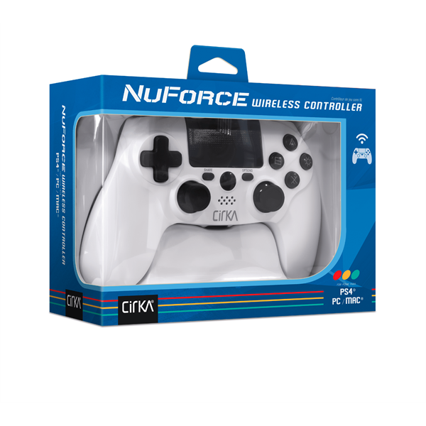 Cirka M07526-WH NuForce PS4/PC/Mac vezeték nélküli fehér kontroller