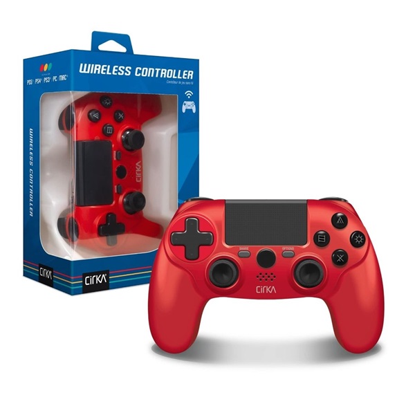 Cirka M07526-RD NuForce PS4/PC/Mac vezeték nélküli piros kontroller