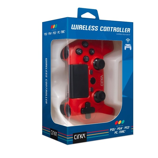 Cirka M07526-RD NuForce PS4/PC/Mac vezeték nélküli piros kontroller