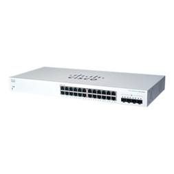 Cisco CBS220-24T-4X 24x GbE LAN 4x SFP+ port L2 smart menedzselhető switch