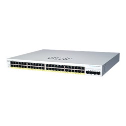 Cisco CBS220-48P-4X 48x GbE PoE+ LAN 4x SFP+ port L2 smart menedzselhető PoE+ switch