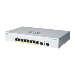 Cisco CBS220-8FP-E-2G 8x GbE PoE+ LAN 2x SFP port L2 smart menedzselhető PoE+ switch