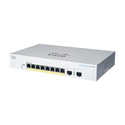 Cisco CBS220-8P-E-2G 8x GbE PoE+ LAN 2x SFP port L2 smart menedzselhető PoE+ switch