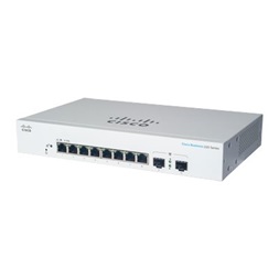 Cisco CBS220-8T-E-2G 8x GbE LAN 2x SFP port L2 smart menedzselhető switch