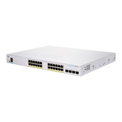 Cisco CBS250-24FP-4G 24x GbE PoE+ LAN 4x SFP port  L2 menedzselhető PoE+ switch