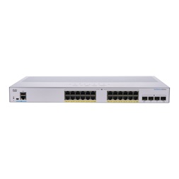Cisco CBS350-24P-4X 24x GbE PoE+ LAN 4x SFP+ port L3 menedzselhető PoE+ switch