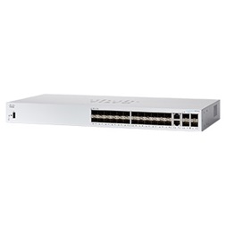 Cisco CBS350-24S-4G 24x SFP 2x combo GbE RJ45/SFP 2x SFP port L3 menedzselhető switch