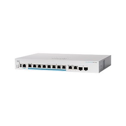 Cisco CBS350-8MP-2X 8x 2.5GbE PoE+ LAN 2x combo 10GbE RJ45/SFP+ port L3 menedzselhető PoE+ switch