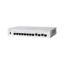 Cisco CBS350-8S-E-2G 8x SFP 2x combo GbE RJ45/SFP port L3 menedzselhető switch